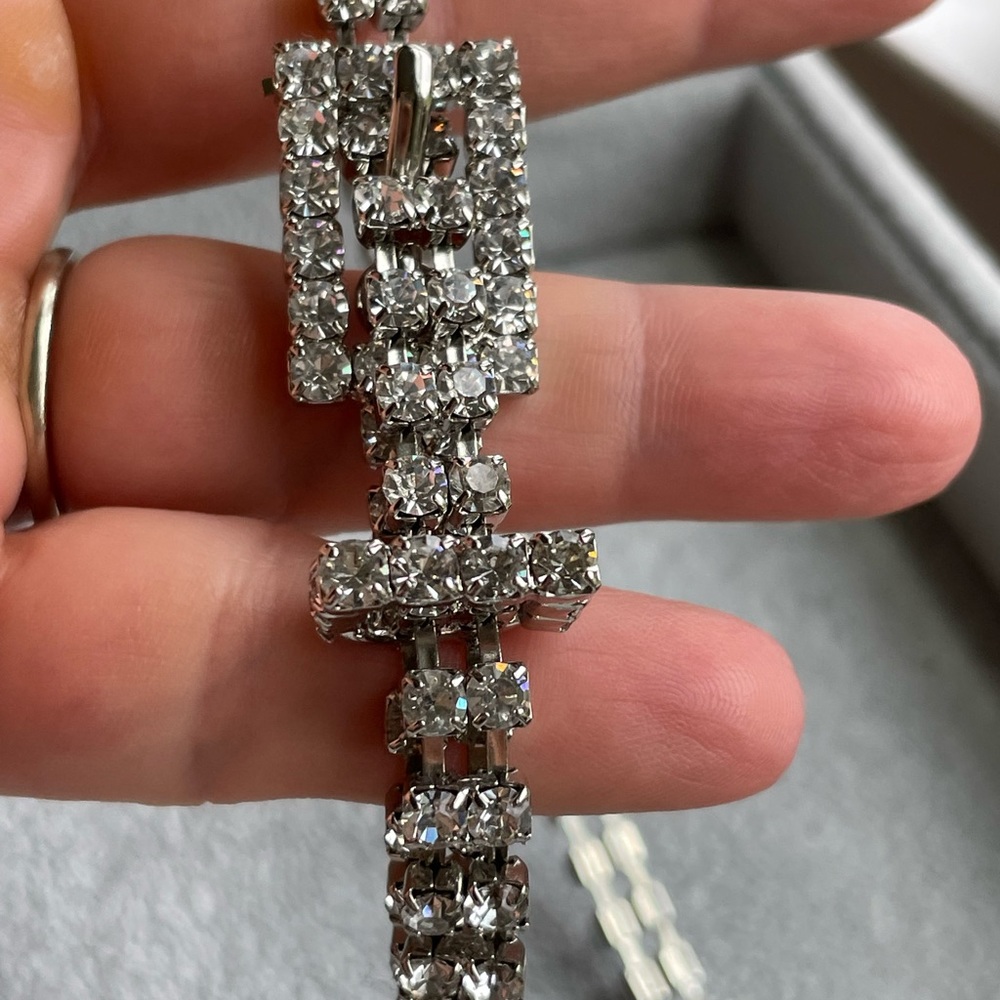 Vintage rhinestone belt
